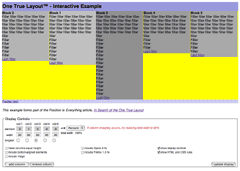 screenshot of interactive demo